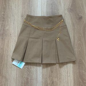 NEW Pleated Skort with Chain